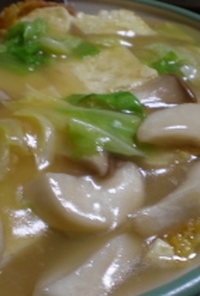 余った中華あんスープの素で豆腐料理