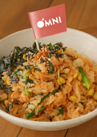 OMNIミンチの韓国風混ぜご飯
