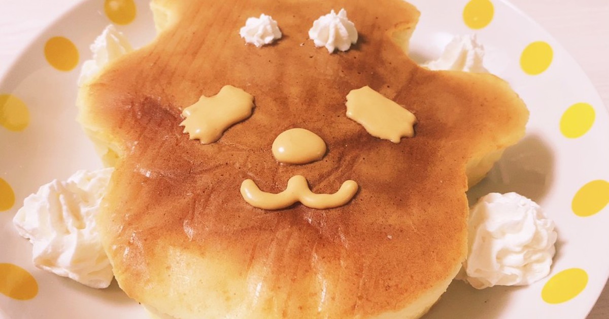 キャラクター型 厚焼きホットケーキ レシピ 作り方 By クックパッド 簡単おいしいみんなのレシピが377万品