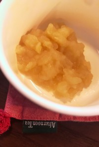 【離乳食中期】焼き芋りんご