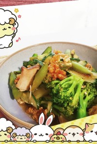 マクロビ☆春夏野菜ときのこのサラダ