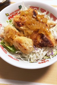 【糖質ゼロ麺】鶏むね肉と玉ねぎダレ