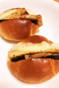 竹の子チーズ海苔サンド