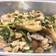 豚と椎茸と小松菜の味噌ニンニク炒め