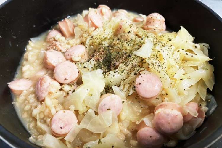キャベツとウィンナーとむち麦オートミール レシピ 作り方 By 韓国料理メイン クックパッド 簡単おいしいみんなのレシピが352万品