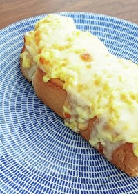 卵サラダのチーズマヨトースト
