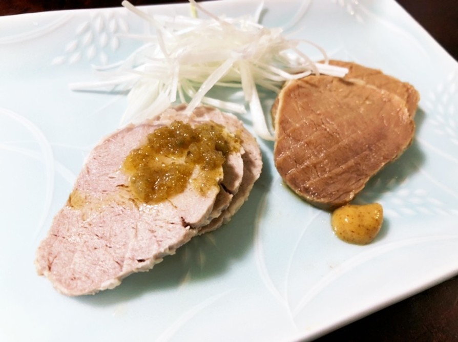 豚ヒレブロック☆茹で豚と煮豚風☆簡単の画像