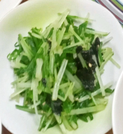 水菜の簡単ナムル☆の写真
