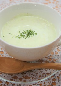 枝豆とヨーグルトの冷製スープ