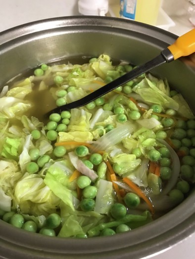 春野菜のスープの写真