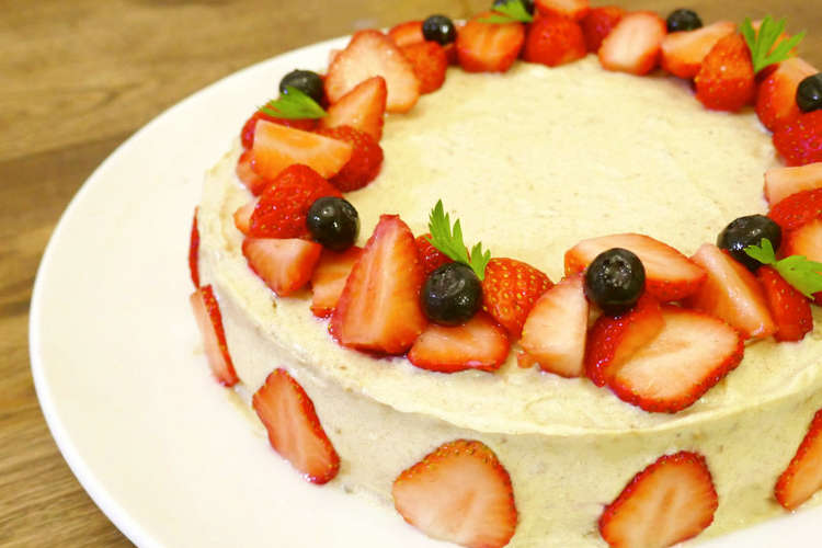 砂糖なし いちごのデコレーションケーキ レシピ 作り方 By うちゅう食堂 クックパッド 簡単おいしいみんなのレシピが378万品