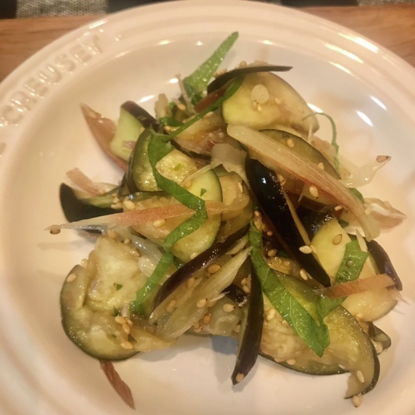 簡単 なすとみょうが大葉のごま和え by mariinuinu 【クックパッド】 簡単おいしいみんなのレシピが355万品