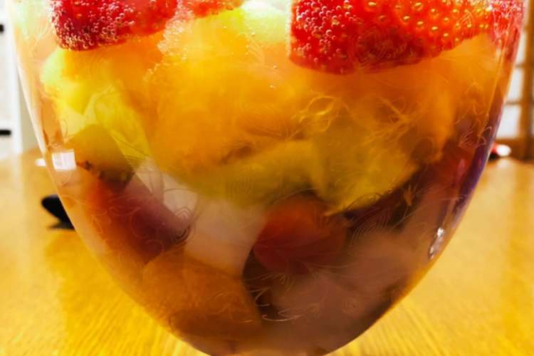 夏がきた フルーツポンチ レシピ 作り方 By クック7i6ueo クックパッド 簡単おいしいみんなのレシピが357万品