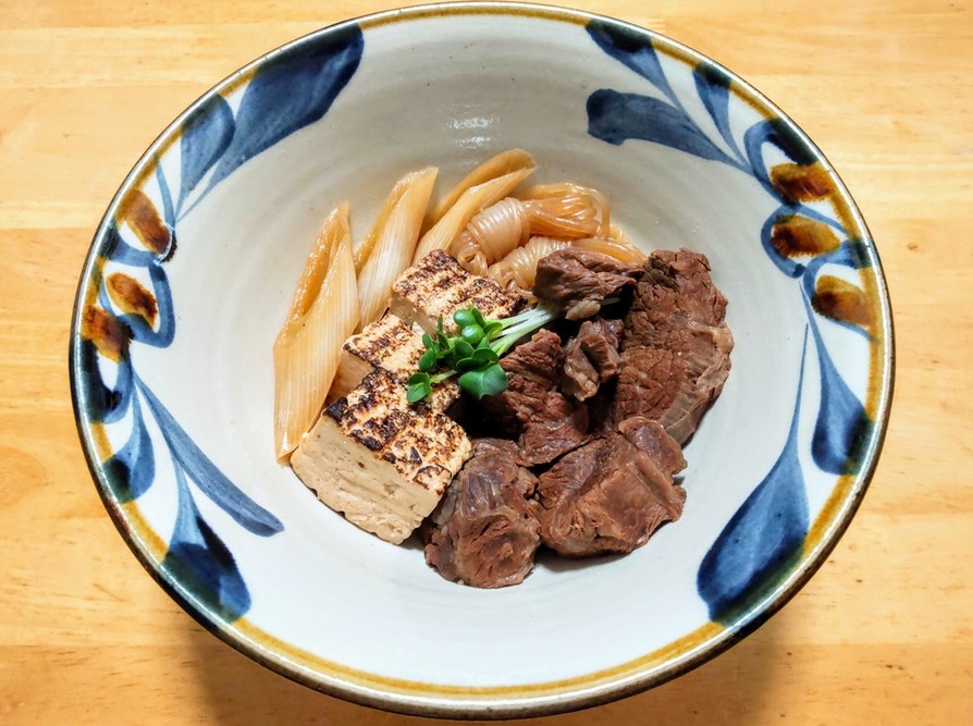 有名食事処風牛すね肉の肉豆腐の画像