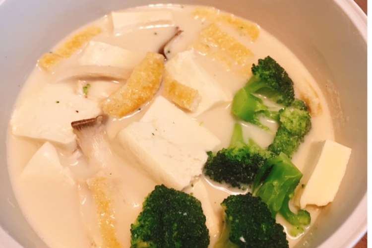 ヘルシー豆乳スープ レシピ 作り方 By ちいた クックパッド 簡単おいしいみんなのレシピが376万品