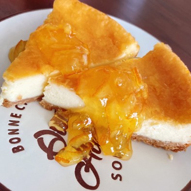 ベイクドチーズケーキ （オレンジ風味）の写真