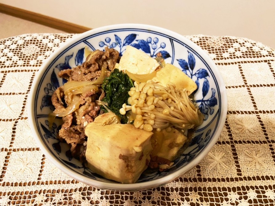 豆腐が主役　豆腐と牛肉の煮物の画像