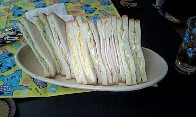 イロイロなサンドイッチの写真