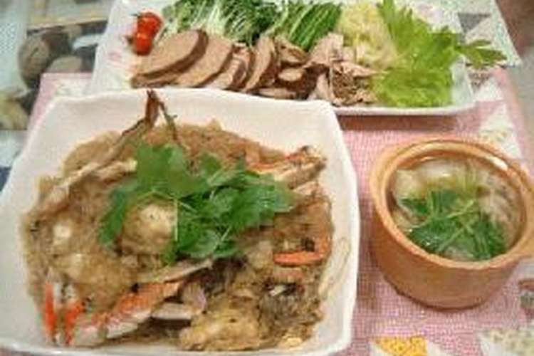 渡り蟹と春雨の中華煮込み レシピ 作り方 By Tamamushi クックパッド