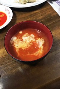 トマトジュース消費☆エッグトマトスープ