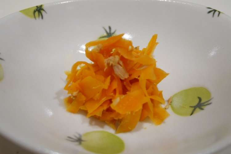 レンジで 人参しりしり離乳食完了期幼児食 レシピ 作り方 By しろくま604 クックパッド 簡単おいしいみんなのレシピが376万品