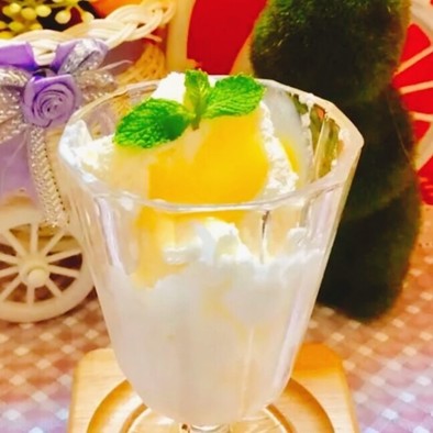 練乳入り✽塩麹アイスクリームの写真