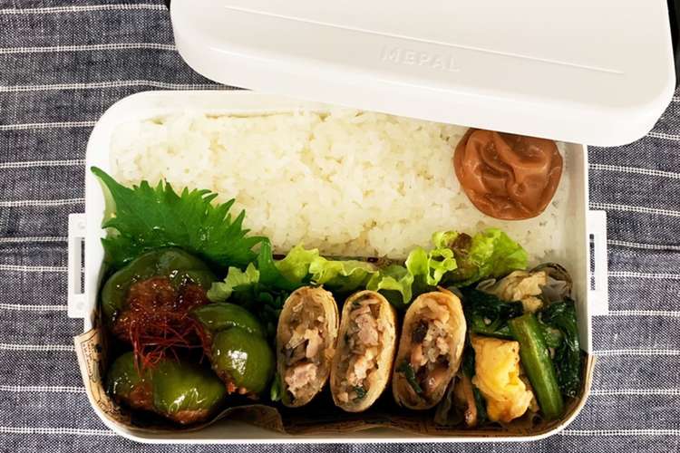 ピーマンの肉詰め弁当 高校生男子弁当 レシピ 作り方 By Lazlo クックパッド 簡単おいしいみんなのレシピが364万品
