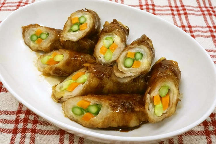 アスパラ 人参 チーズの肉巻き レシピ 作り方 By 株式会社藤商店 クックパッド 簡単おいしいみんなのレシピが354万品