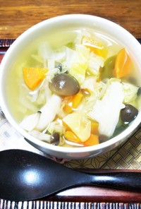 お腹いっぱーい   野菜スープ