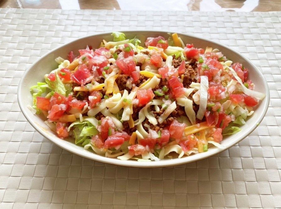 フレッシュサルサソースのタコライス by marikoysd 【クックパッド】 簡単おいしいみんなのレシピが395万品