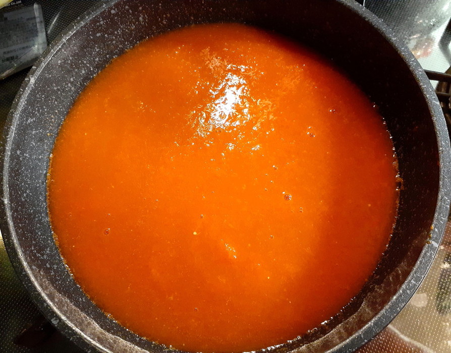 自家製　梅干しで味が締まる梅トマトソースの画像