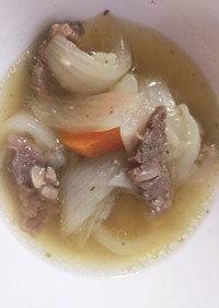 牛肉と玉ねぎのスープ煮