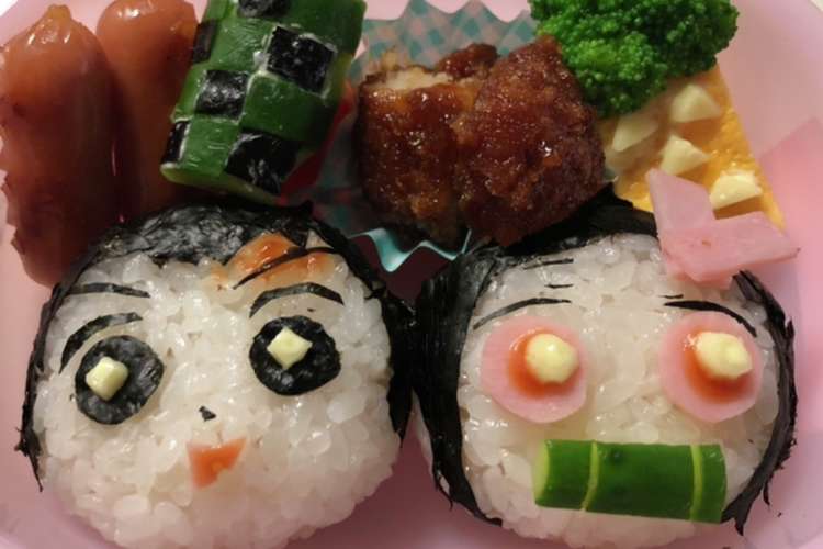 簡単 鬼滅の刃 炭治郎 ねずこ風キャラ弁 レシピ 作り方 By クックgb555e クックパッド 簡単おいしいみんなのレシピが365万品