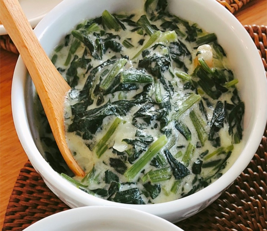 * クリームスピナッチ * by sachi** 【クックパッド】 簡単おいしいみんなのレシピが395万品