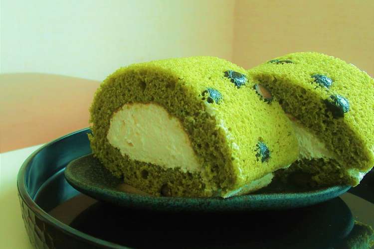 抹茶と黒豆の米粉ロールケーキ レシピ 作り方 By ﾋﾟｰさんのﾟｰﾟﾟ クックパッド 簡単おいしいみんなのレシピが361万品