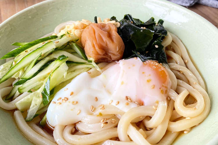 ランチに簡単 柚子胡椒 梅の冷やしうどん レシピ 作り方 By まいのごはん クックパッド 簡単おいしいみんなのレシピが377万品