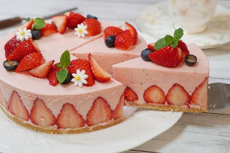 いちごのレアチーズケーキ レシピ 作り方 By ひろまるクック クックパッド 簡単おいしいみんなのレシピが365万品