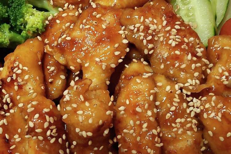 簡単鶏胸肉で ピリ甘辛チキンスティク レシピ 作り方 By ｱｷｱｷ ｷｯﾁﾝ クックパッド 簡単おいしいみんなのレシピが360万品