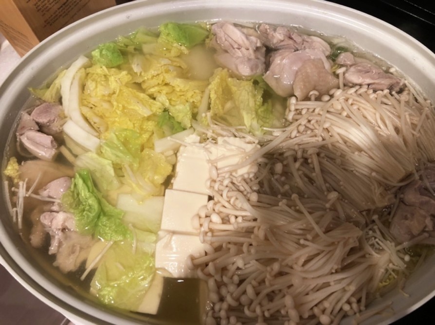 【ロカボ】豆腐と白菜の水炊きの画像