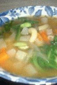 7種の野菜たっぷりスープ