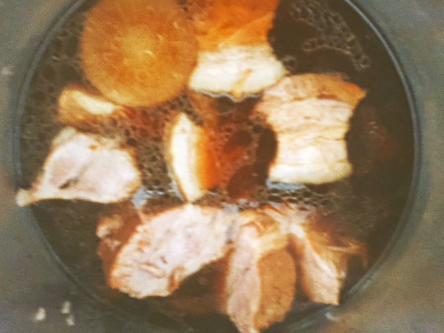 圧力鍋で簡単柔らか豚の角煮の画像