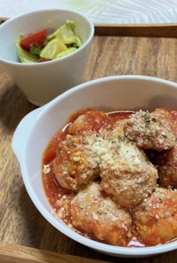 お弁当に便利♬ ミートボールのトマト煮