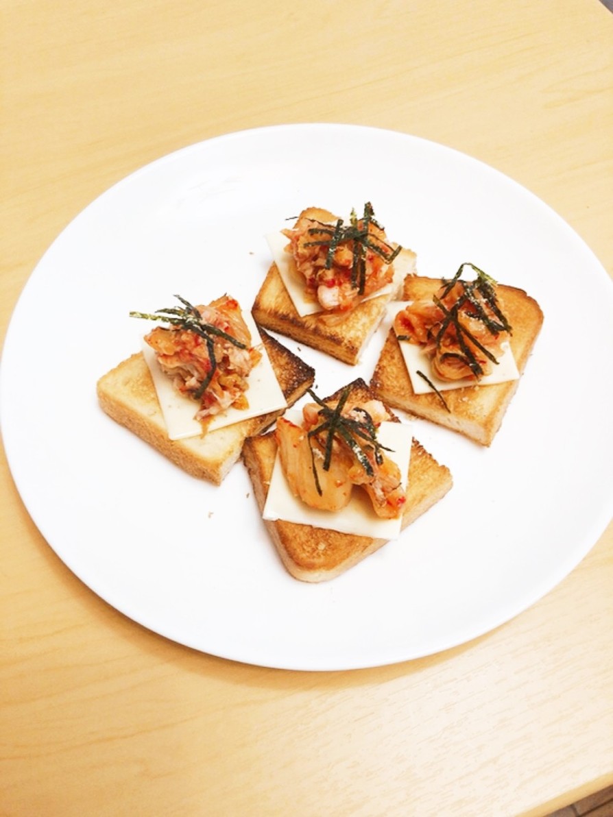 W発酵パワー★キムチツナチーズトーストの画像