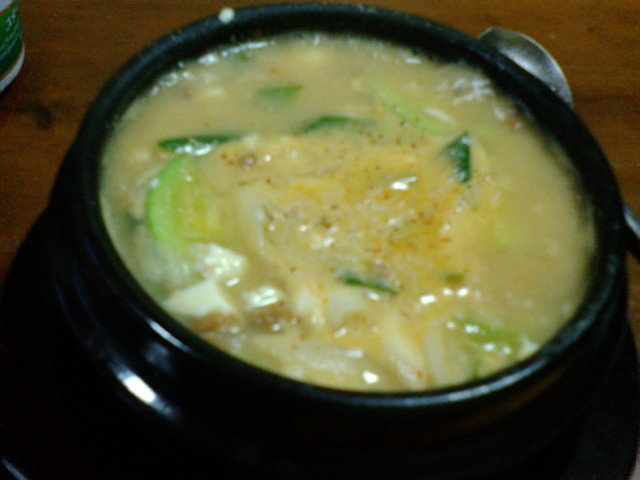 簡単☆韓国テンジャンチゲ♪味噌鍋で～すの画像