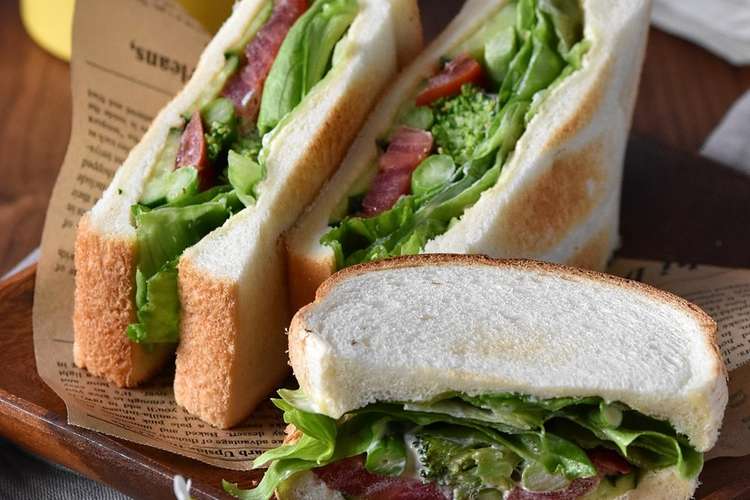 トースト野菜サンド レシピ 作り方 By みき クックパッド 簡単おいしいみんなのレシピが375万品