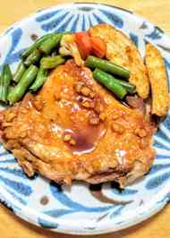 チキンステーキの洋風バレンタイン献立 管理栄養士監修のレシピ検索 献立作成 おいしい健康 高血圧