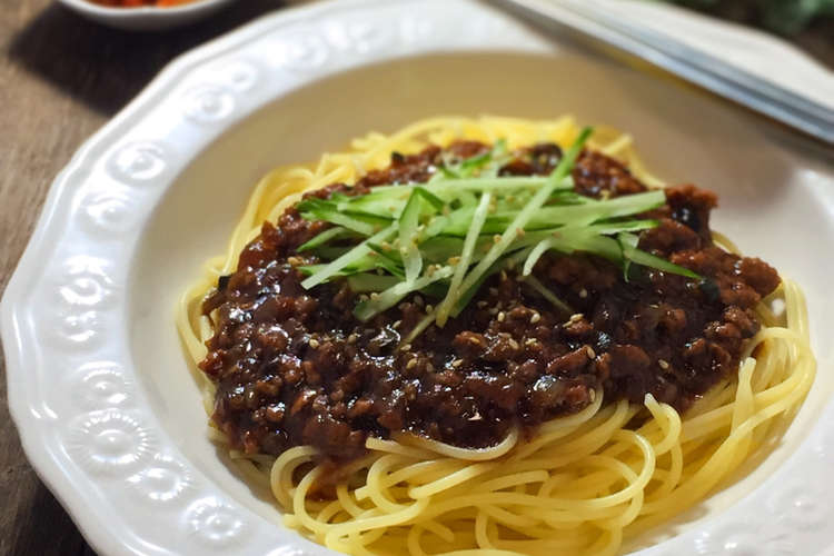 身近な材料で 韓国風ジャージャー麺 レシピ 作り方 By フォレストヒル クックパッド 簡単おいしいみんなのレシピが374万品