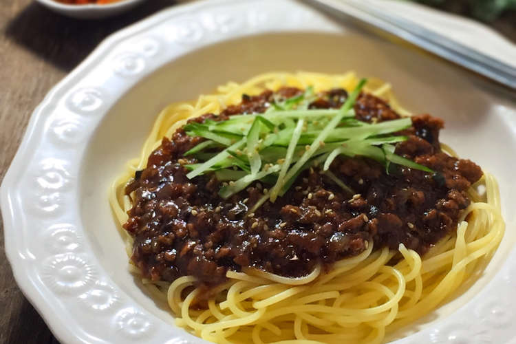身近な材料で 韓国風ジャージャー麺 レシピ 作り方 By フォレストヒル クックパッド 簡単おいしいみんなのレシピが354万品