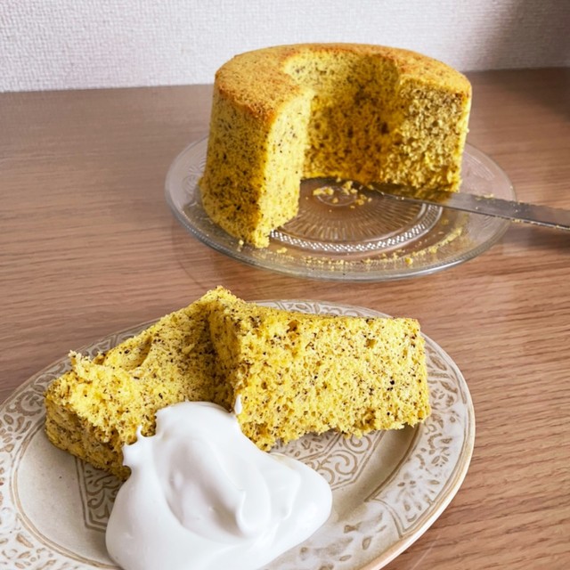 炊飯器で簡単 ふわふわ紅茶シフォンケーキ レシピ 作り方 By Khim クックパッド 簡単おいしいみんなのレシピが365万品