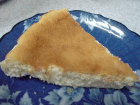 ホワイトチョコを使ったチーズケーキ